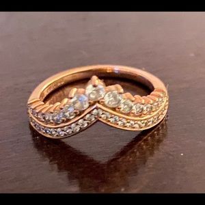 Pandora Princess Wishbone Ring